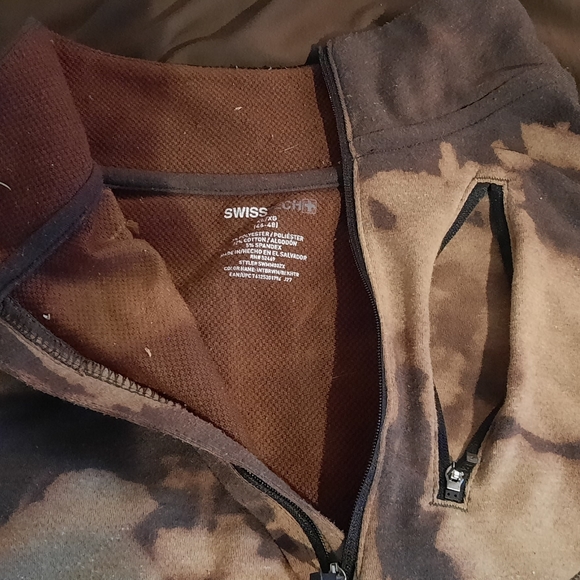 Tiedye acidwash camo Swiss tech jacket - Picture 4 of 7